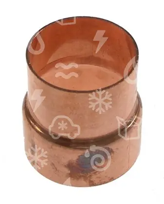 hrdlo měděné redukované  a/i  76 - 64 mm